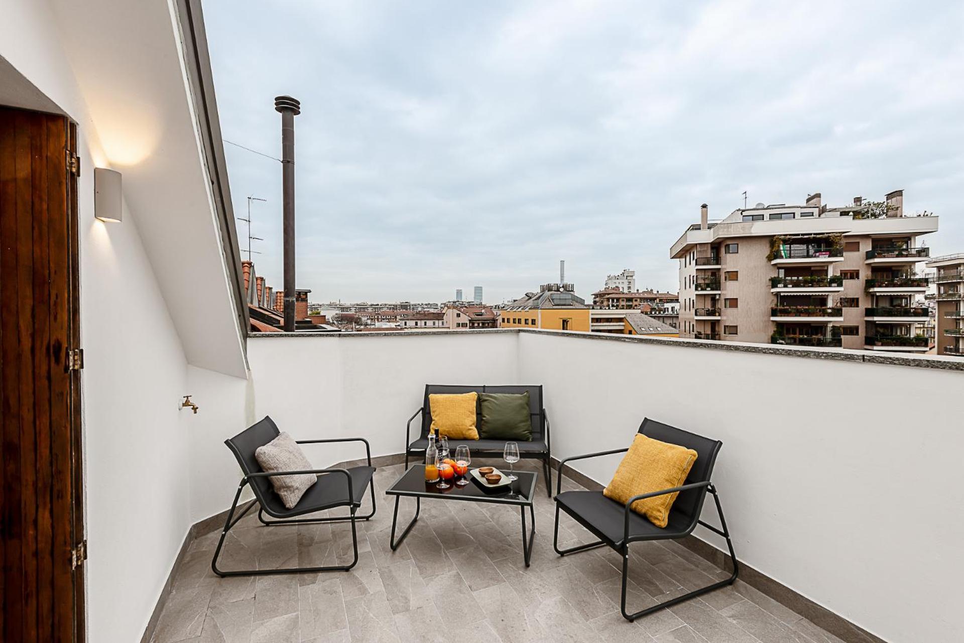 Stayeasy Argelati40 - Penthouse With 2 Bedrooms, 2 Bathrooms And Terrace - Navigli Milano Exterior foto